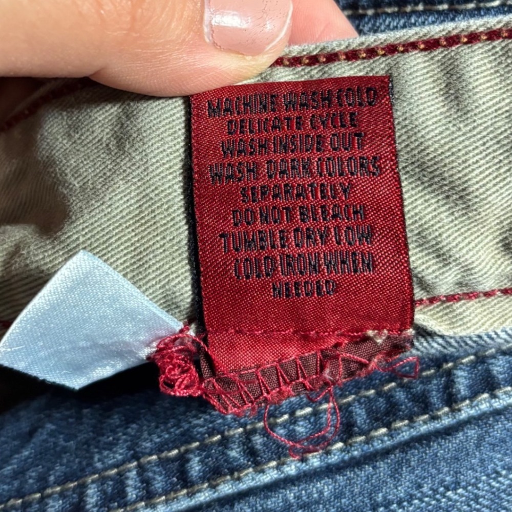 Marithe Francois Girbaud Y2K VTG Baggy Wide Leg Shuttle Jeans Sz 40 Streetwear - Picture 5 of 13